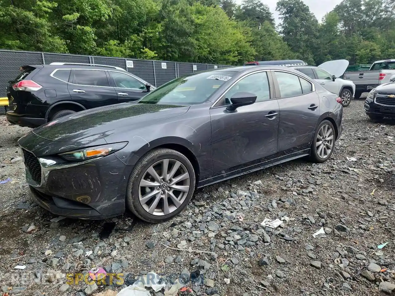 1 Photograph of a damaged car JM1BPABL8N1506985 MAZDA 3 2022
