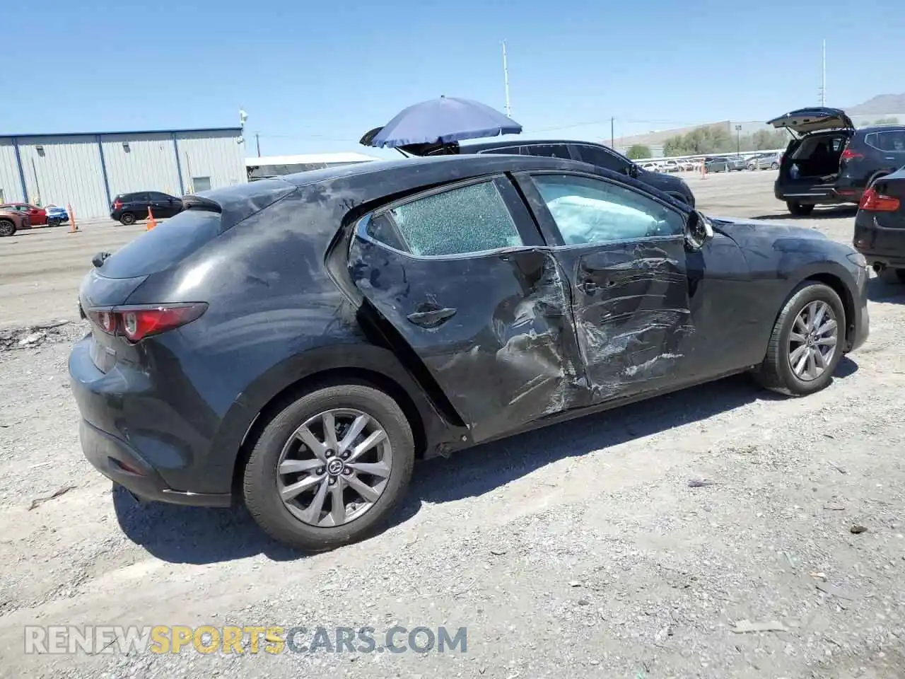 3 Photograph of a damaged car JM1BPAJL4N1518259 MAZDA 3 2022