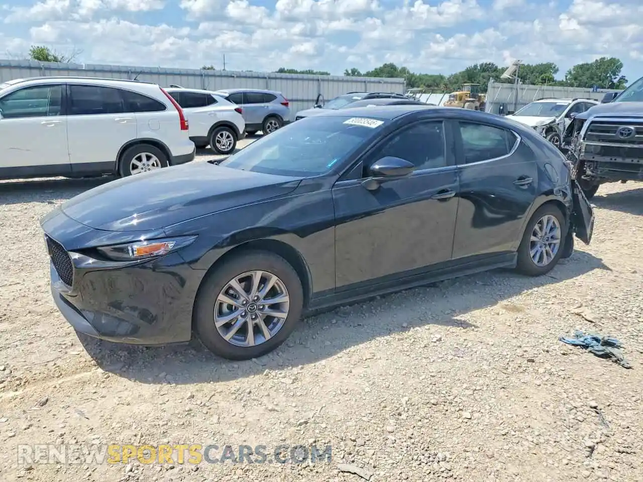 1 Photograph of a damaged car JM1BPAJL8N1513856 MAZDA 3 2022