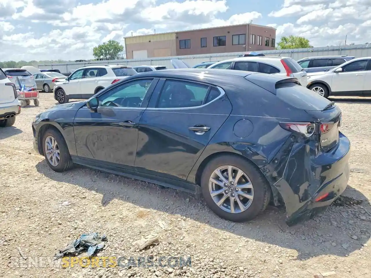 2 Photograph of a damaged car JM1BPAJL8N1513856 MAZDA 3 2022