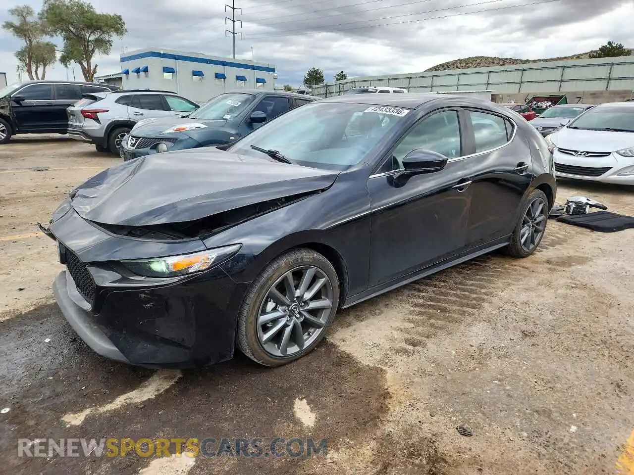 1 Photograph of a damaged car JM1BPAKL0N1506415 MAZDA 3 2022