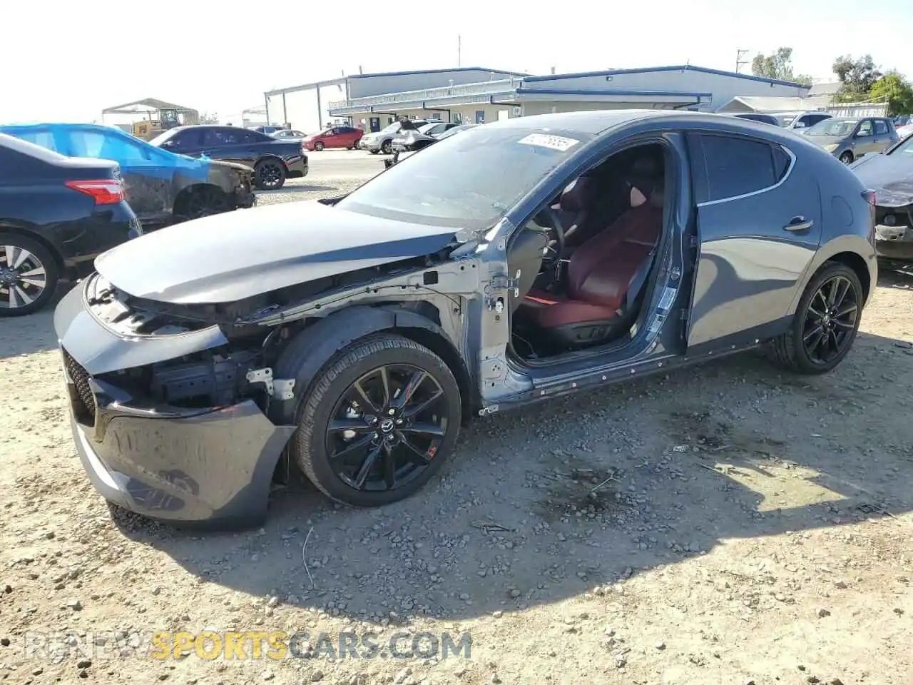 1 Photograph of a damaged car JM1BPALL0N1518496 MAZDA 3 2022