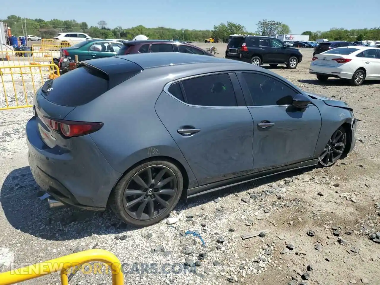 3 Photograph of a damaged car JM1BPALL4N1515827 MAZDA 3 2022