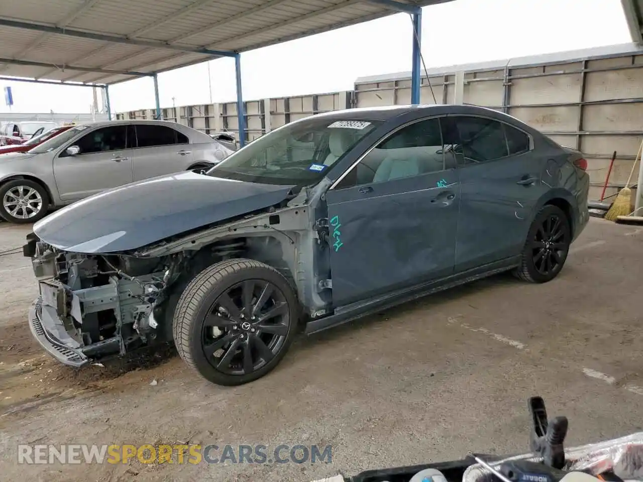 1 Photograph of a damaged car JM1BPBEY2N1508437 MAZDA 3 2022