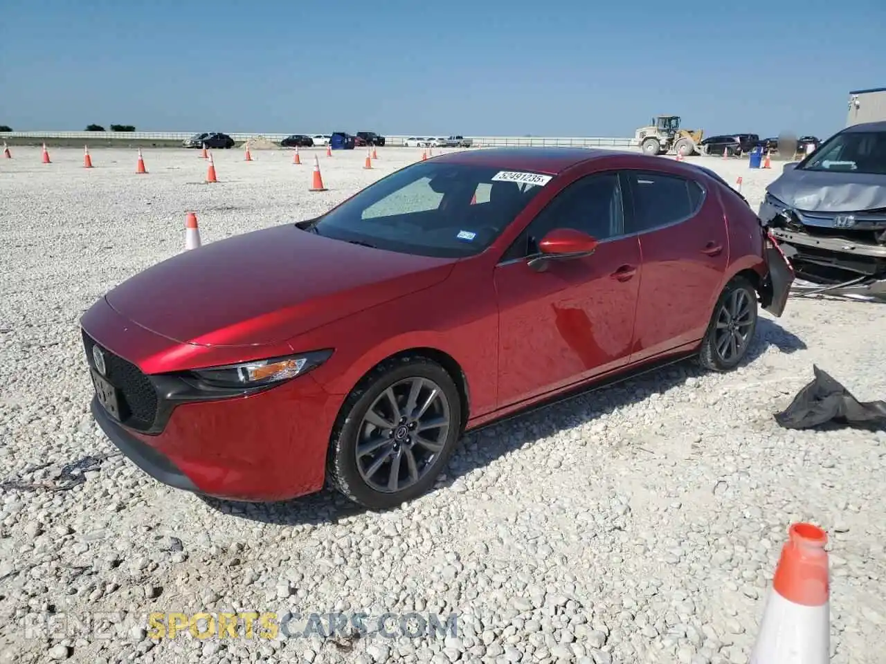 1 Photograph of a damaged car JM1BPBLL0N1512218 MAZDA 3 2022