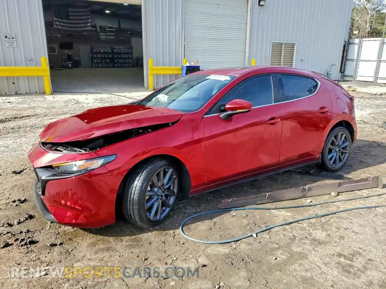 1 Photograph of a damaged car JM1BPBLL7N1514399 MAZDA 3 2022