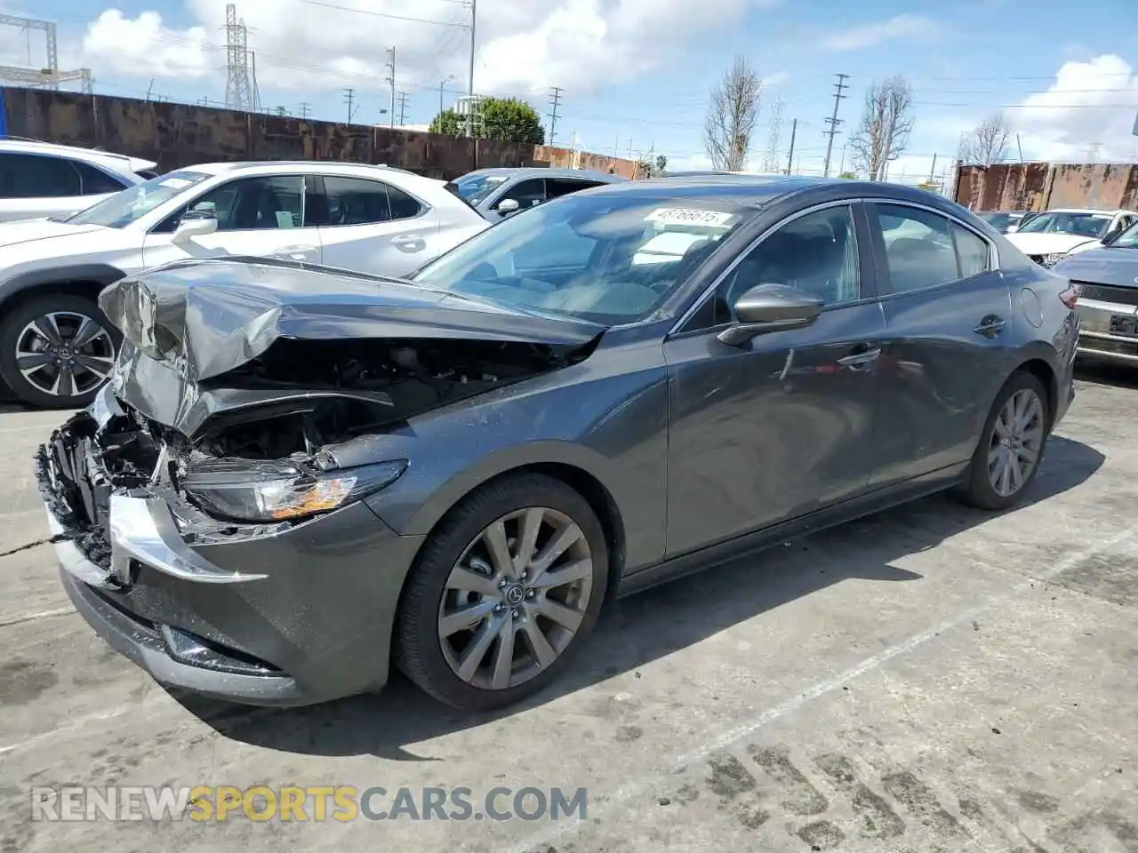 1 Photograph of a damaged car 3MZBPACM0PM370314 MAZDA 3 2023