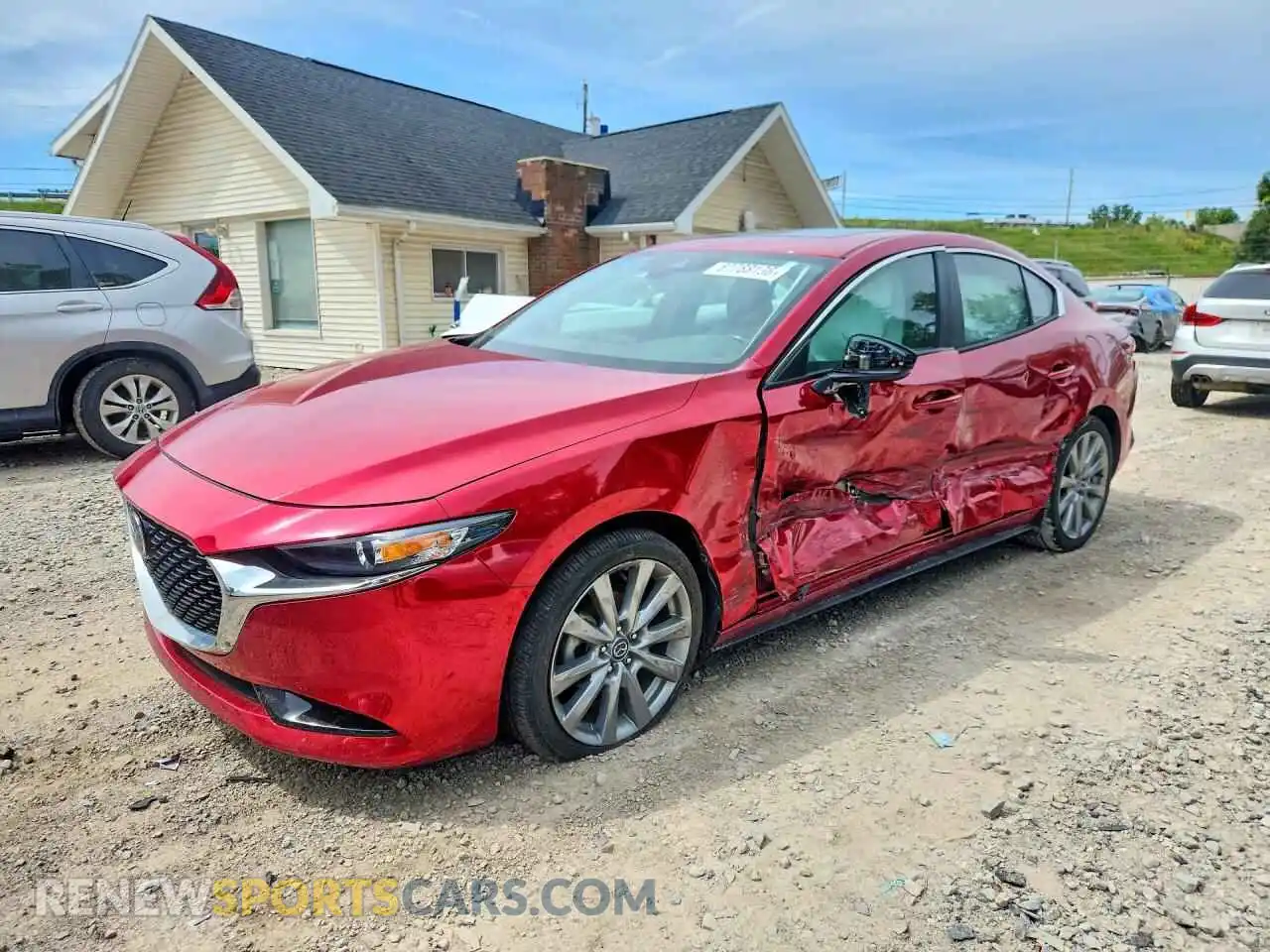 1 Photograph of a damaged car 3MZBPACM2PM373392 MAZDA 3 2023
