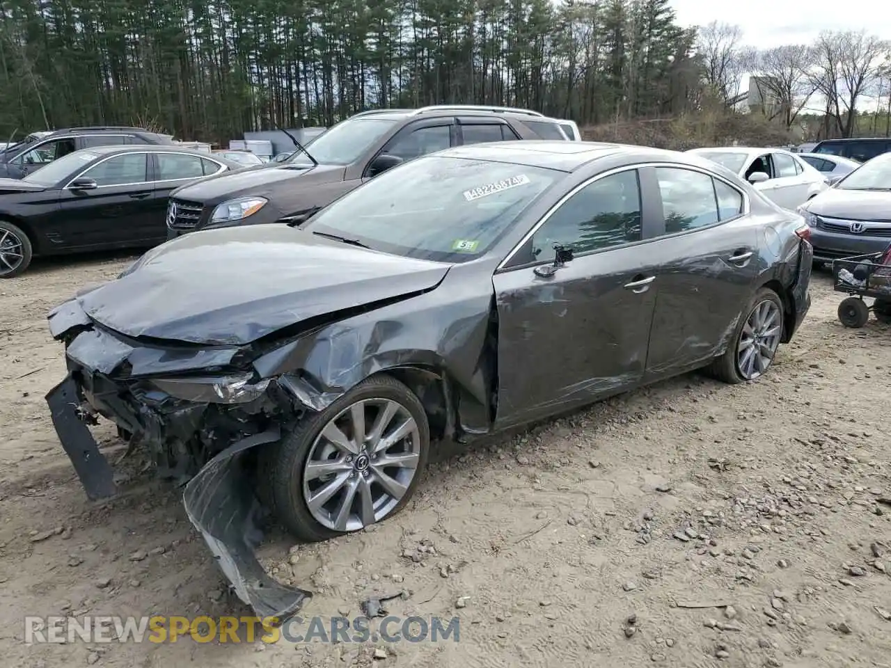 1 Photograph of a damaged car 3MZBPACM6PM373413 MAZDA 3 2023