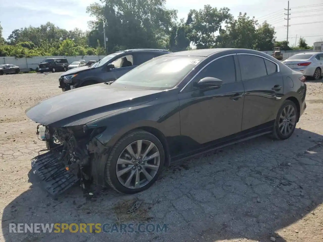 1 Photograph of a damaged car 3MZBPACM9PM350238 MAZDA 3 2023