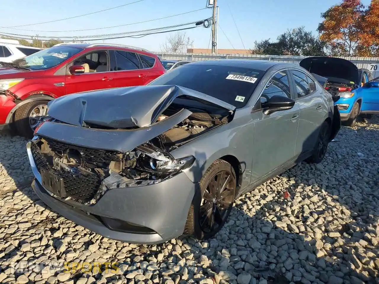 1 Photograph of a damaged car 3MZBPBCM0PM365281 MAZDA 3 2023
