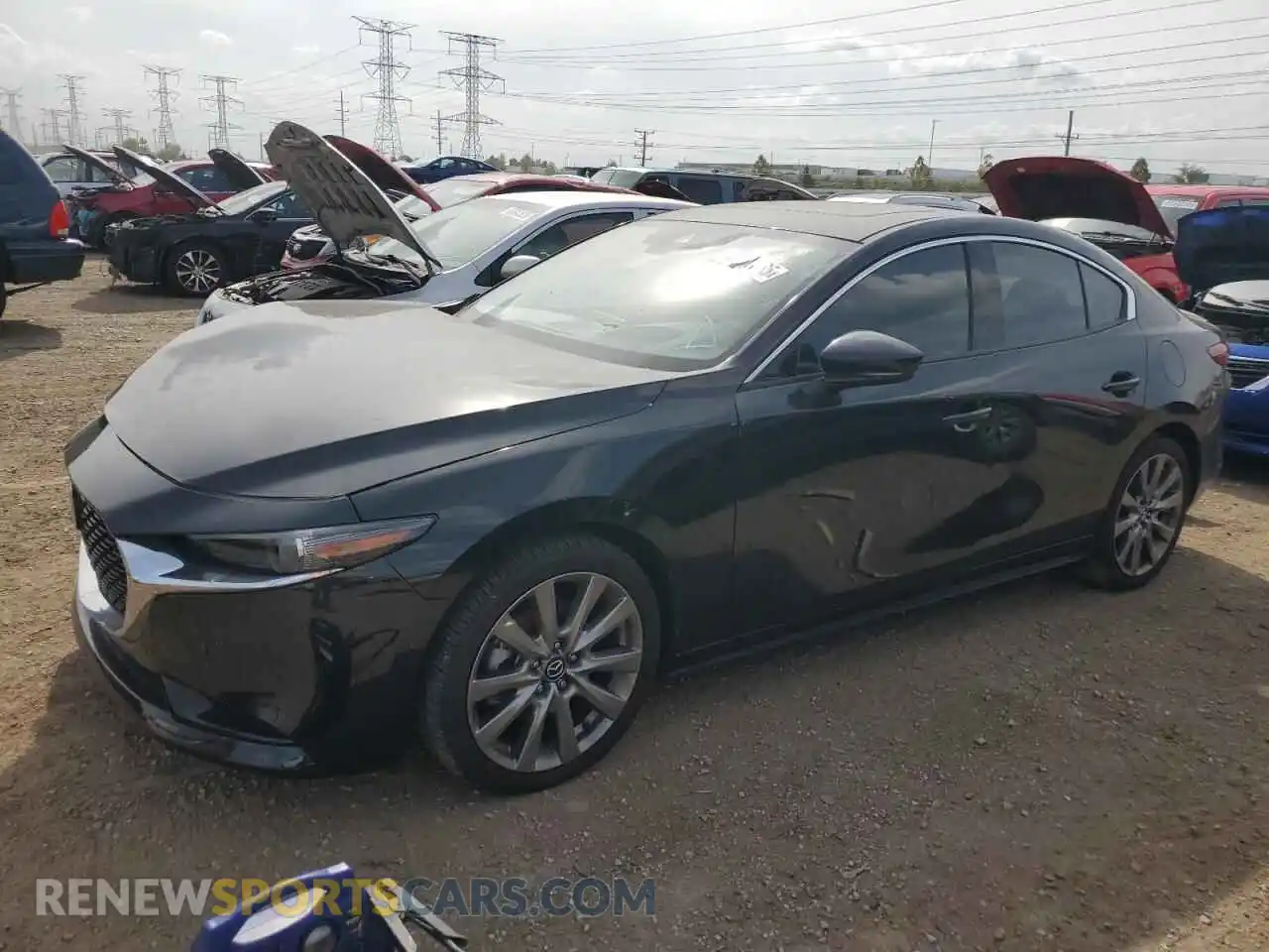 1 Photograph of a damaged car 3MZBPBDM7PM372873 MAZDA 3 2023