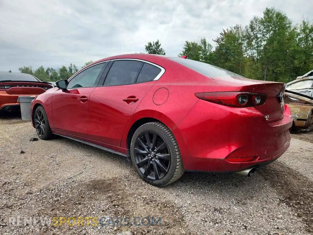 2 fotografías del automóvil dañado 3MZBPBDY8PM358130 MAZDA 3 2023