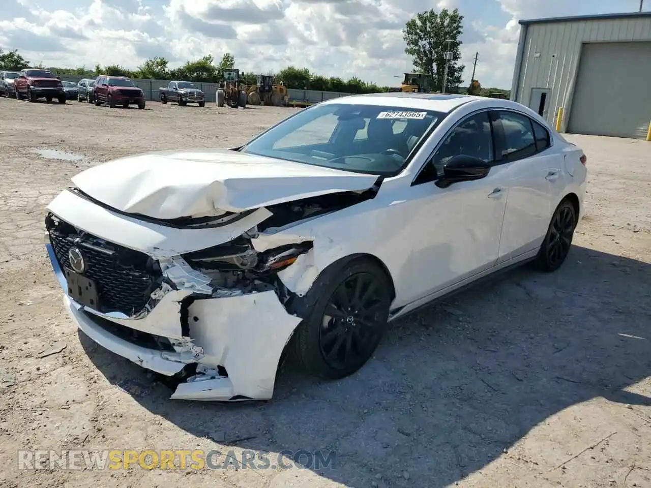1 Photograph of a damaged car 3MZBPBEY5PM372601 MAZDA 3 2023