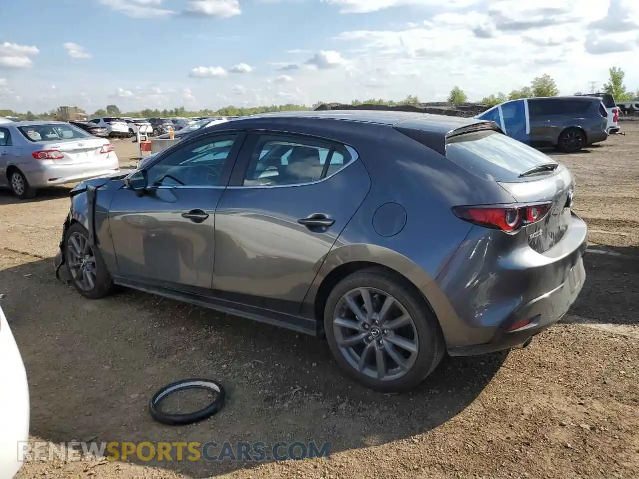 2 Photograph of a damaged car JM1BPAKM6P1615330 MAZDA 3 2023