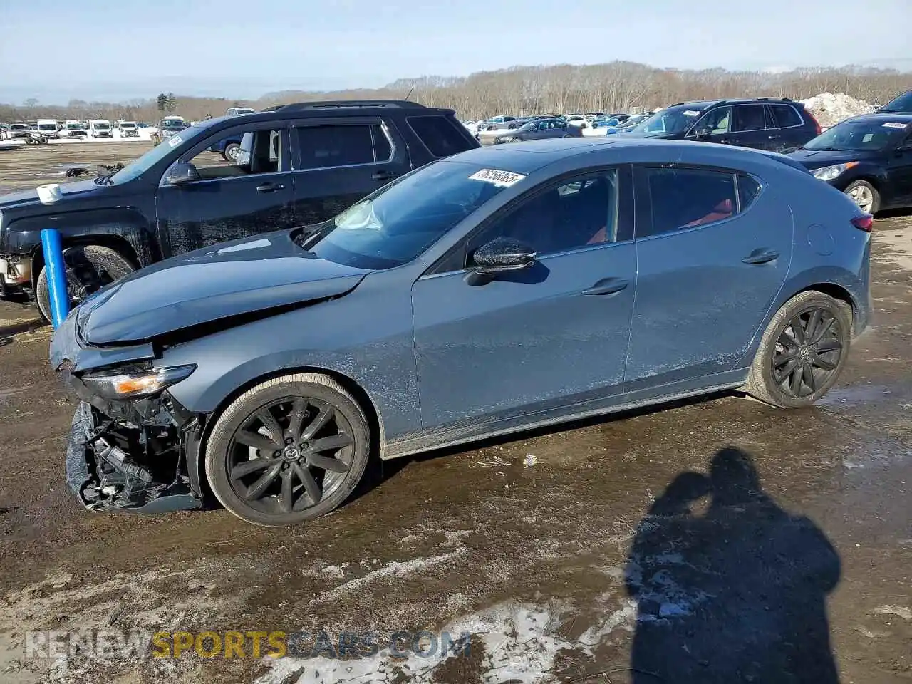 1 Photograph of a damaged car JM1BPALM6P1608358 MAZDA 3 2023
