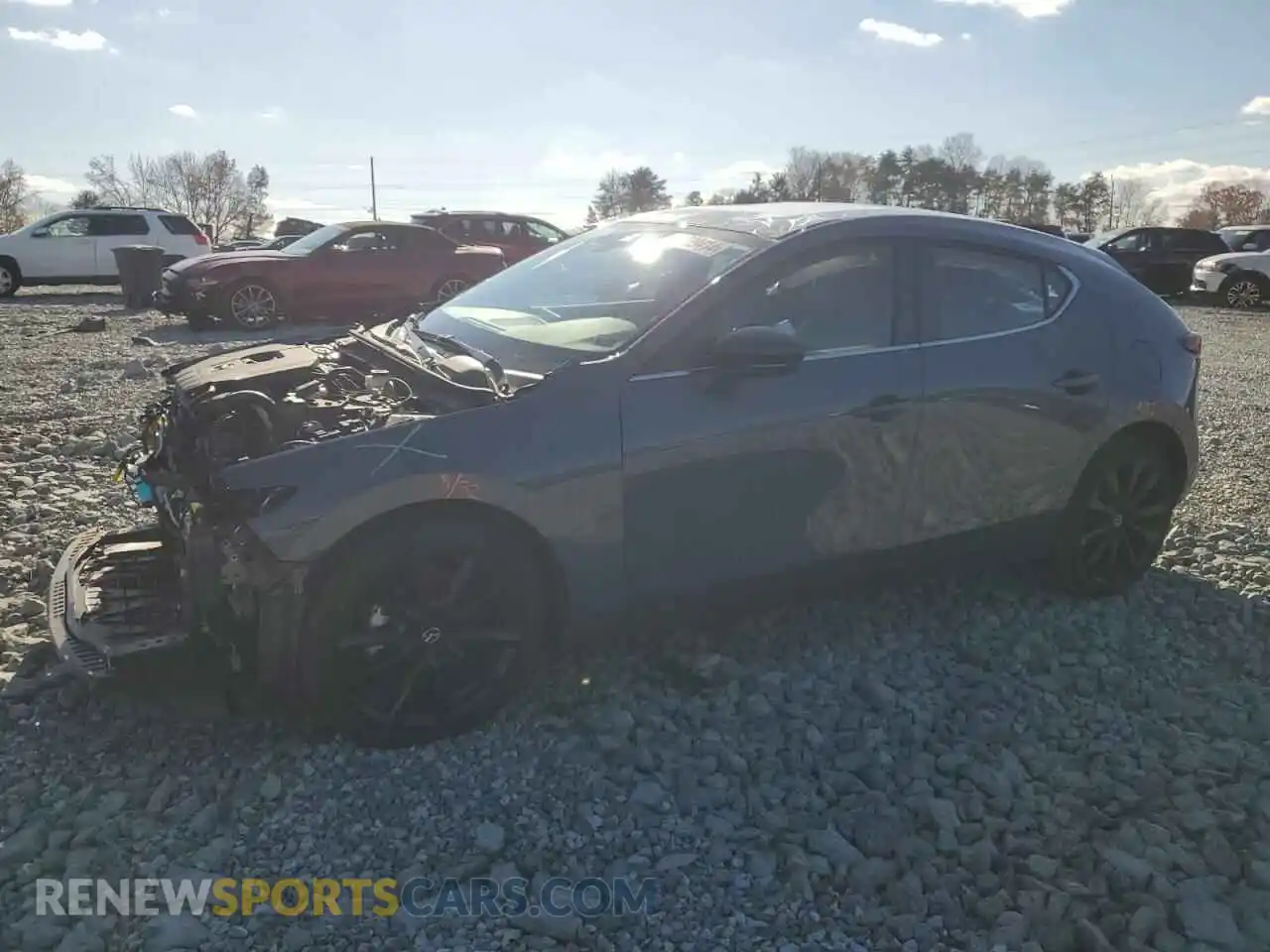 1 Photograph of a damaged car JM1BPALM7P1616209 MAZDA 3 2023