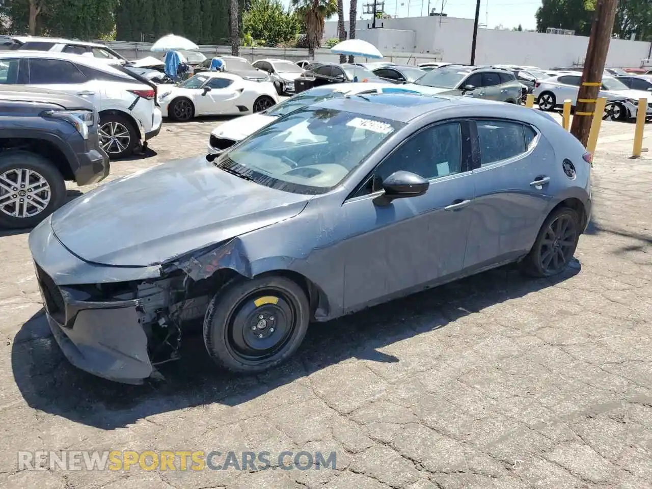 1 Photograph of a damaged car JM1BPBJY8P1600032 MAZDA 3 2023