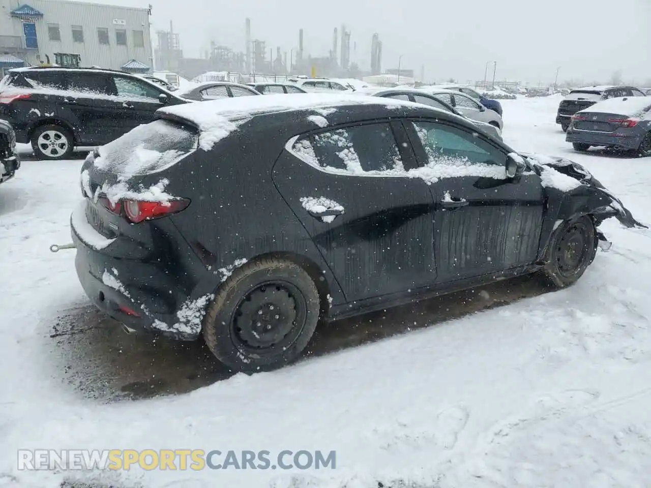 3 fotografías del automóvil dañado JM1BPBLM1P1614736 MAZDA 3 2023
