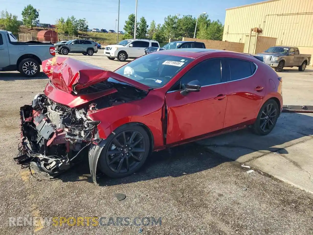 1 Photograph of a damaged car JM1BPBNY7P1620895 MAZDA 3 2023