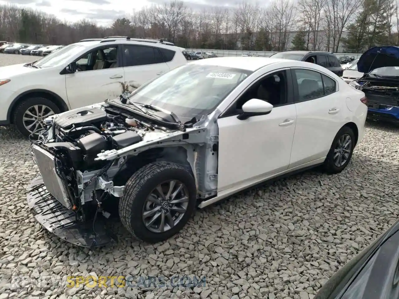 1 Photograph of a damaged car 3MZBPAAM0RM406332 MAZDA 3 2024