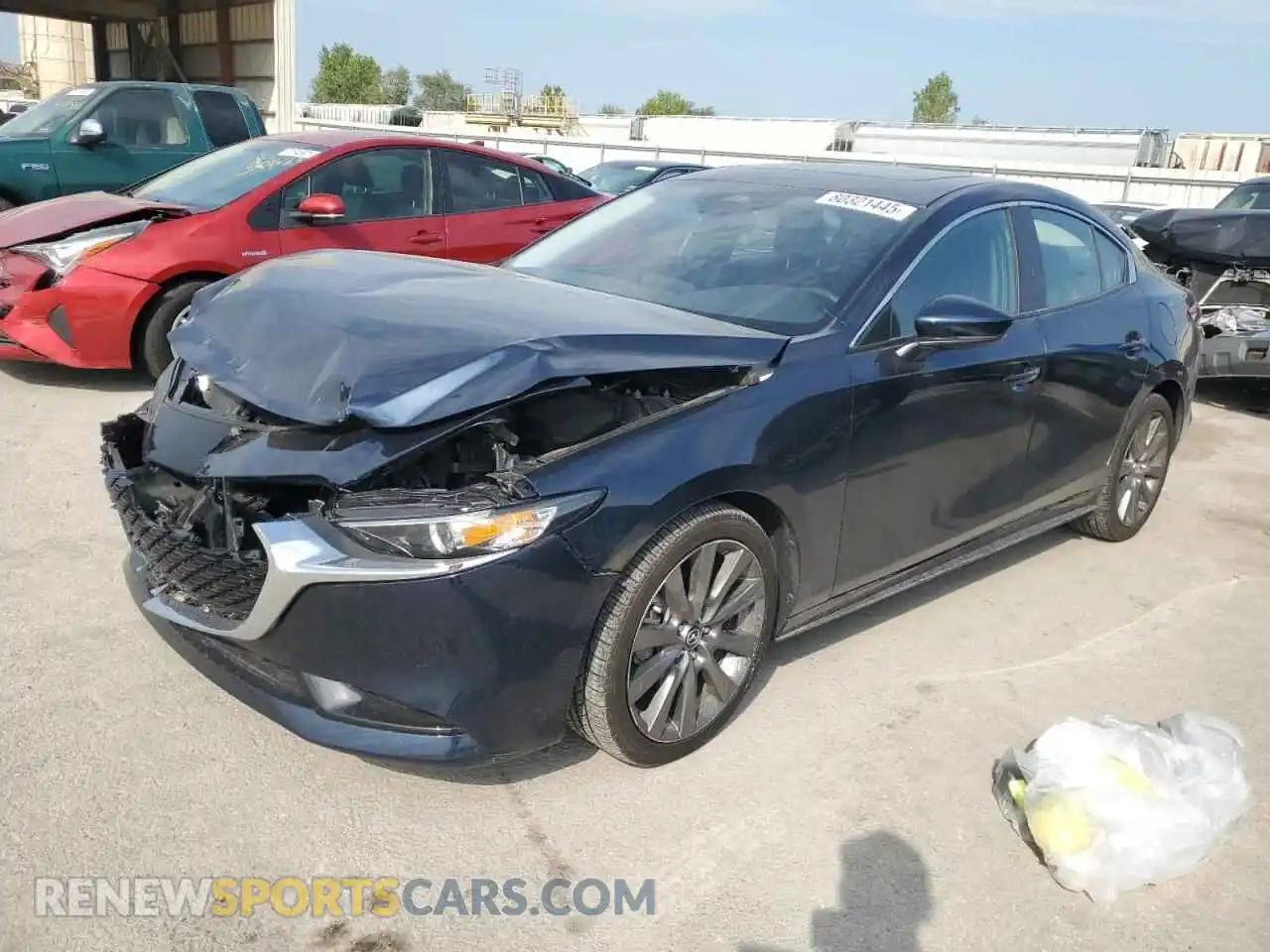 1 Photograph of a damaged car 3MZBPACM7RM402498 MAZDA 3 2024