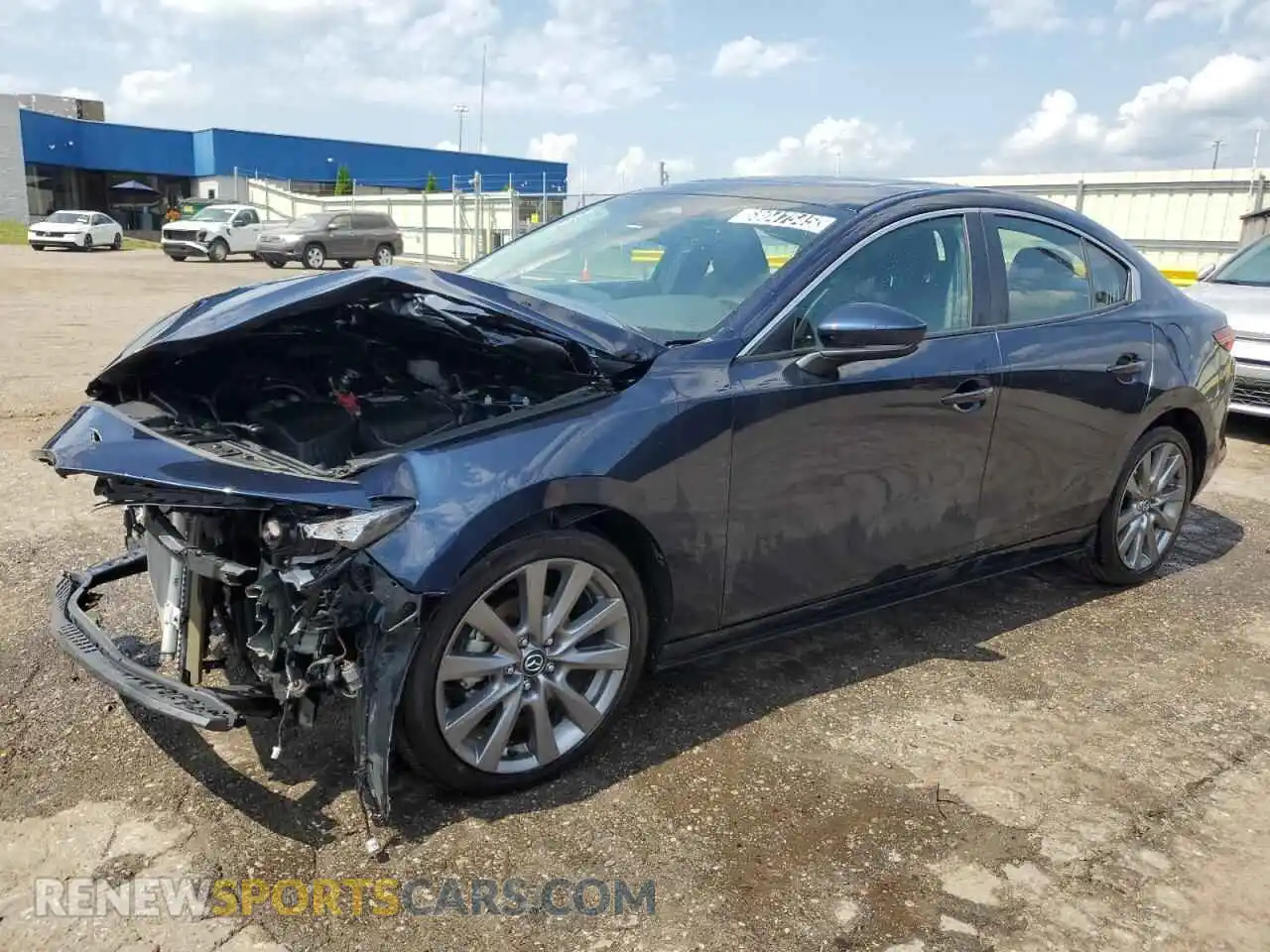 1 Photograph of a damaged car 3MZBPACM7RM413520 MAZDA 3 2024