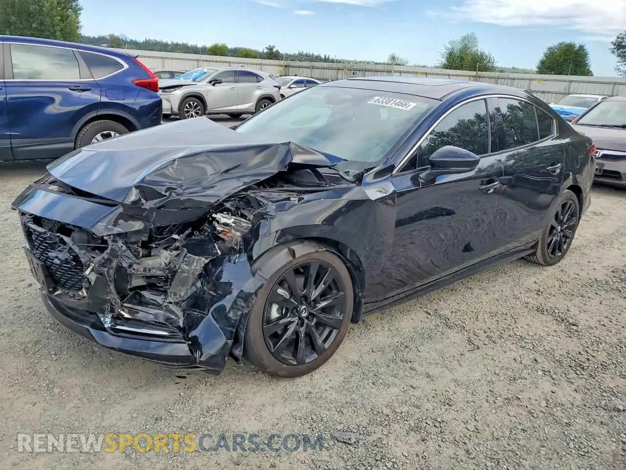 1 Photograph of a damaged car 3MZBPBEY9RM416053 MAZDA 3 2024