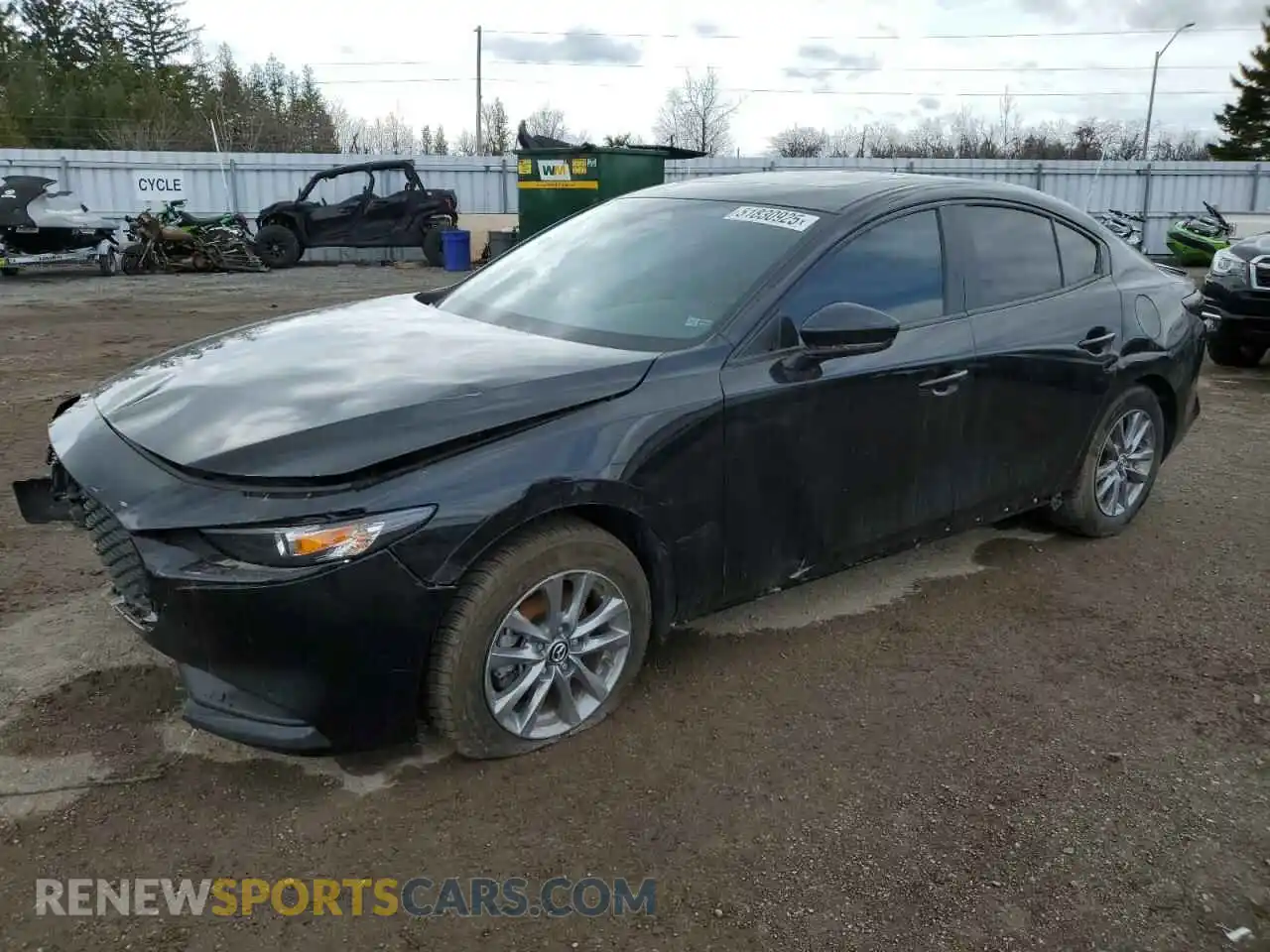 1 Photograph of a damaged car JM1BPACM7R1717138 MAZDA 3 2024