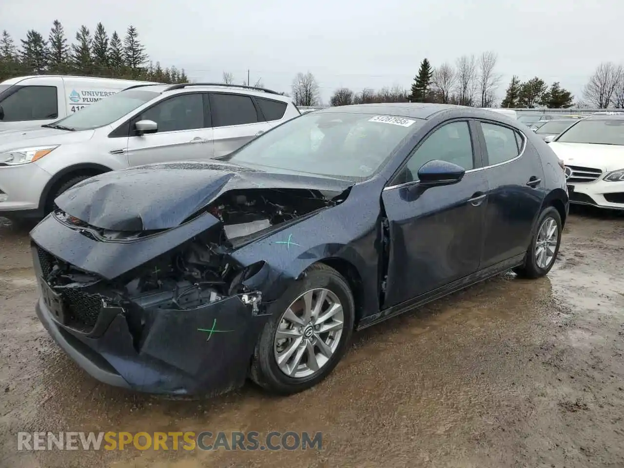 1 Photograph of a damaged car JM1BPBLM7R1710714 MAZDA 3 2024
