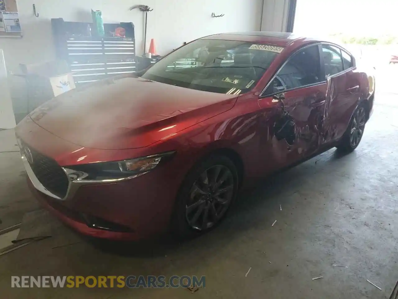 1 Photograph of a damaged car 3MZBPACM8SM465986 MAZDA 3 2025