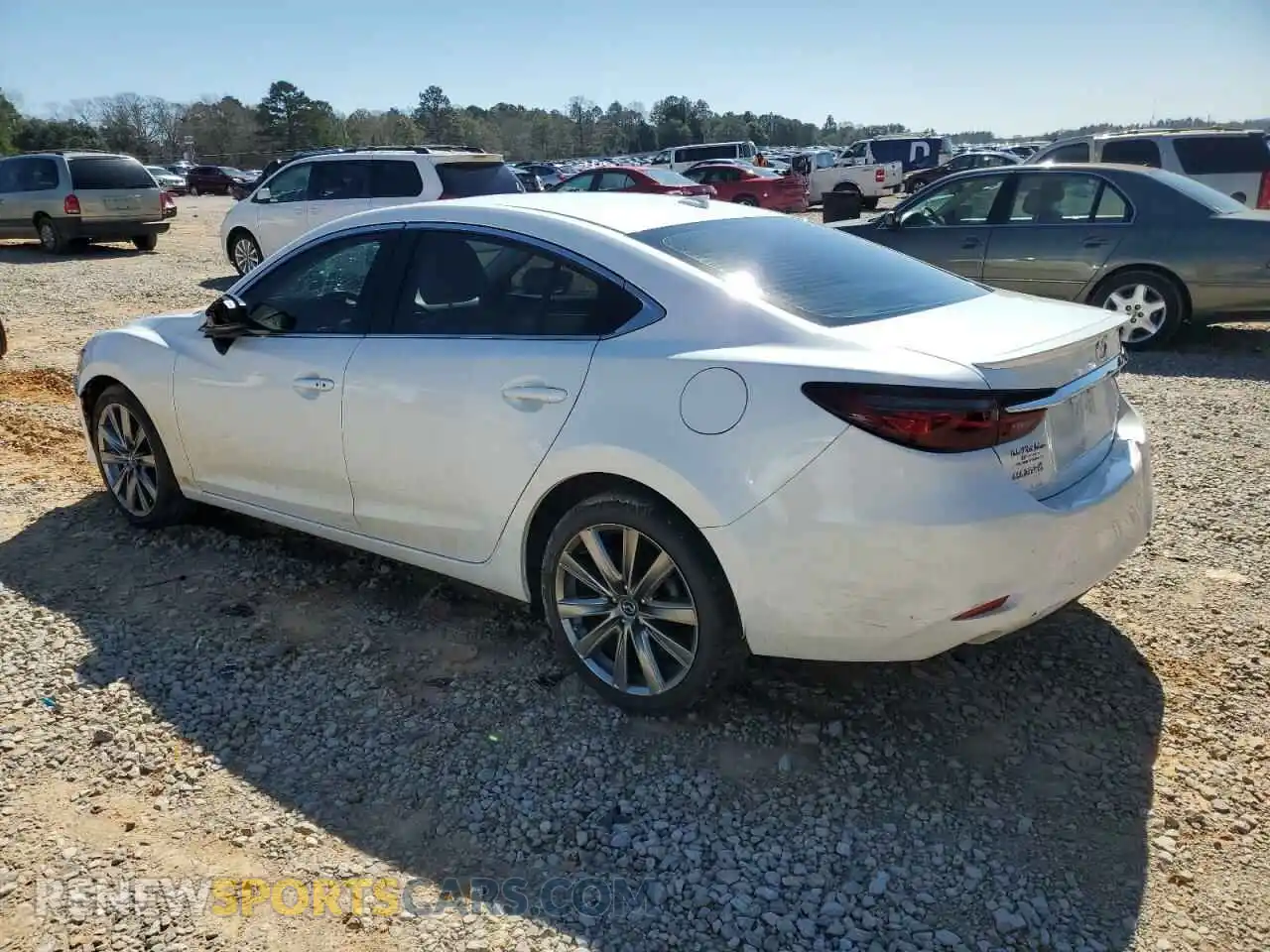 2 fotografías del automóvil dañado JM1GL1WY5L1525126 MAZDA 6 2020