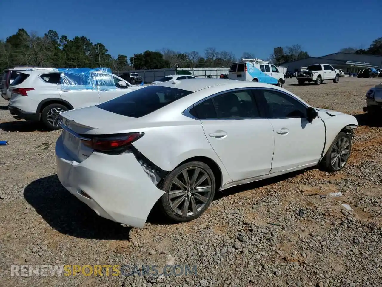 3 fotografías del automóvil dañado JM1GL1WY5L1525126 MAZDA 6 2020