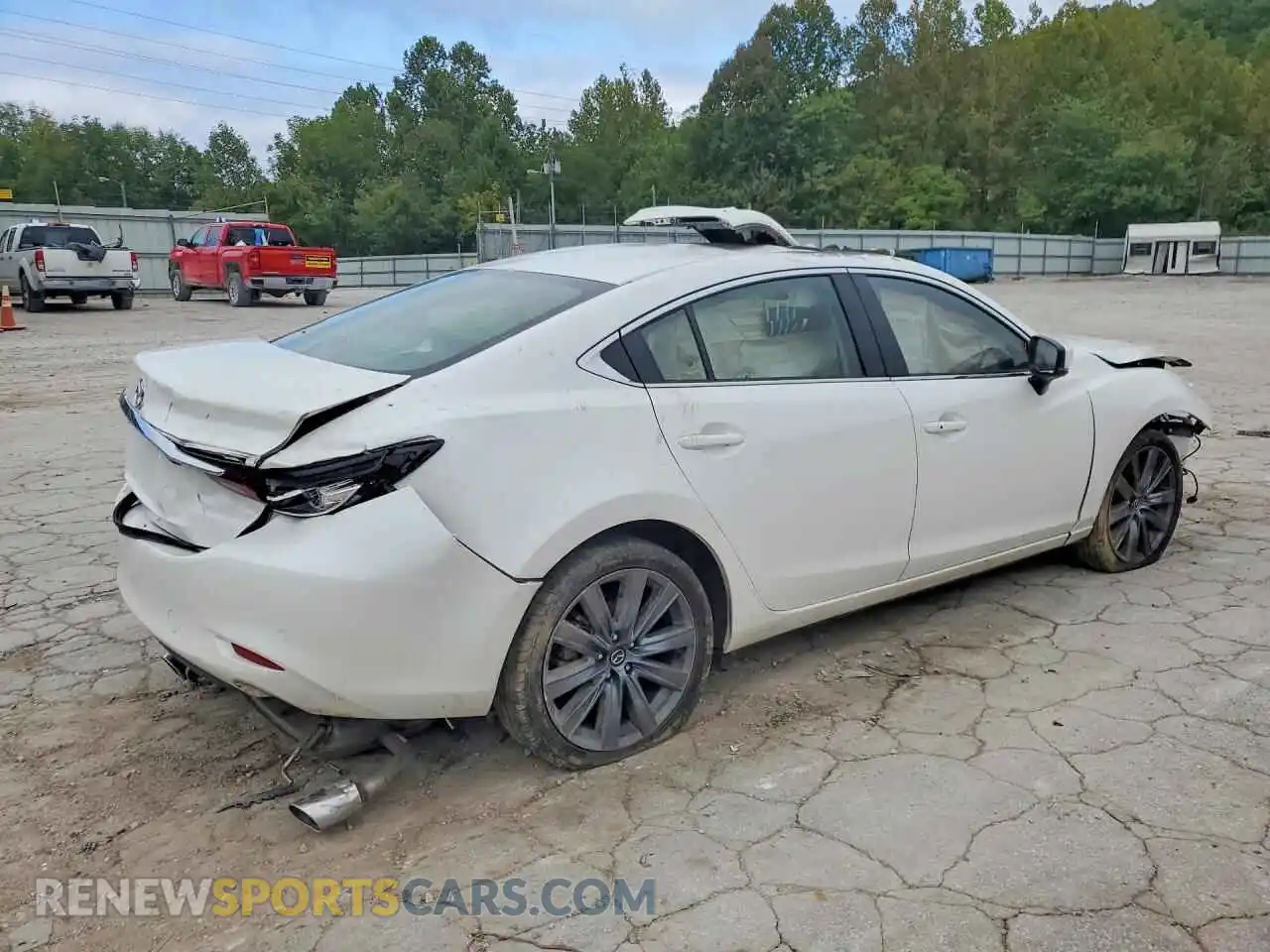 3 Фотография поврежденного автомобиля JM1GL1VM1M1600727 MAZDA 6 2021