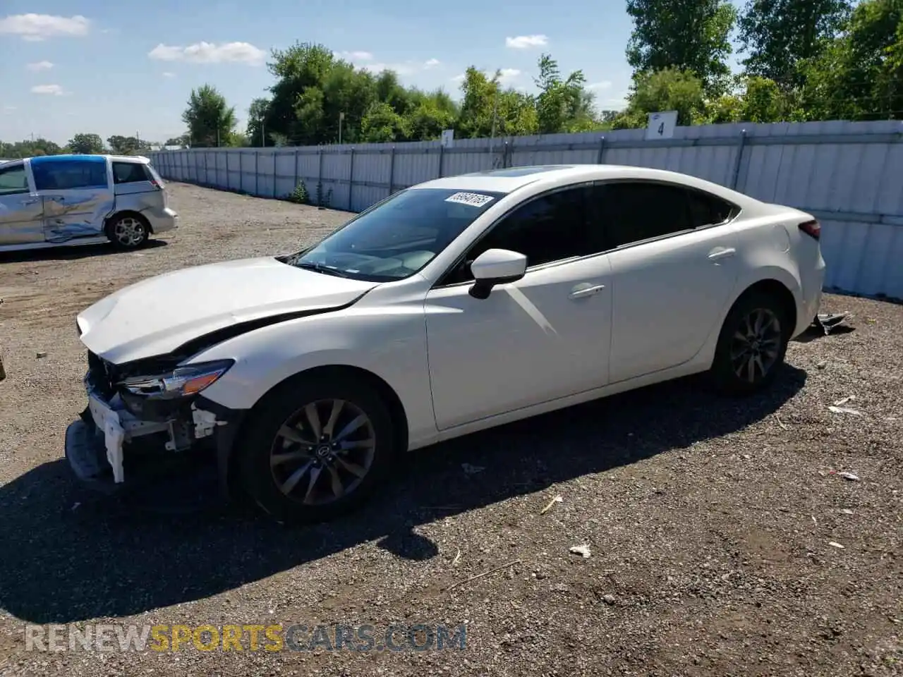 1 Фотография поврежденного автомобиля JM1GL1VM6M1611500 MAZDA 6 2021