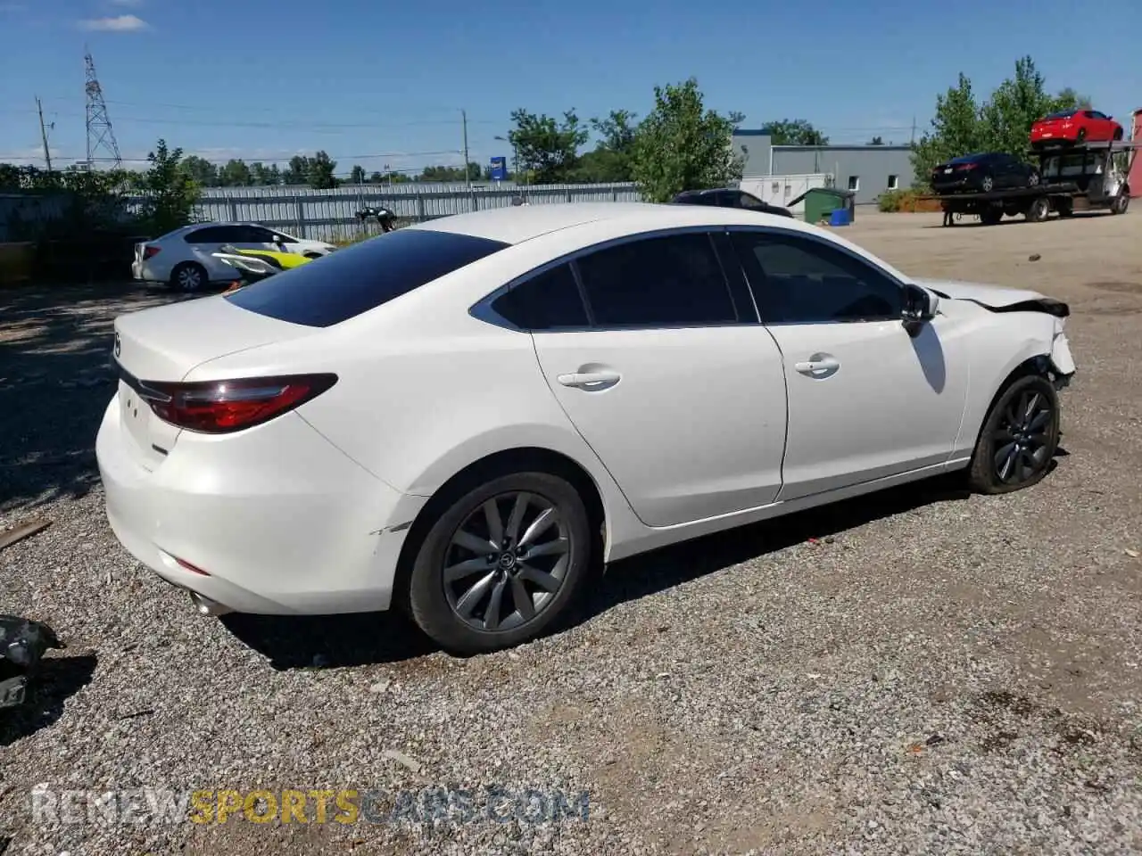 3 Фотография поврежденного автомобиля JM1GL1VM6M1611500 MAZDA 6 2021