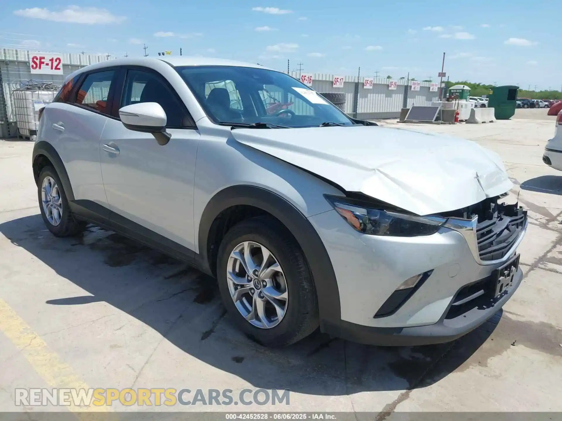 1 Photograph of a damaged car JM1DKDB71K0426473 MAZDA CX-3 2019