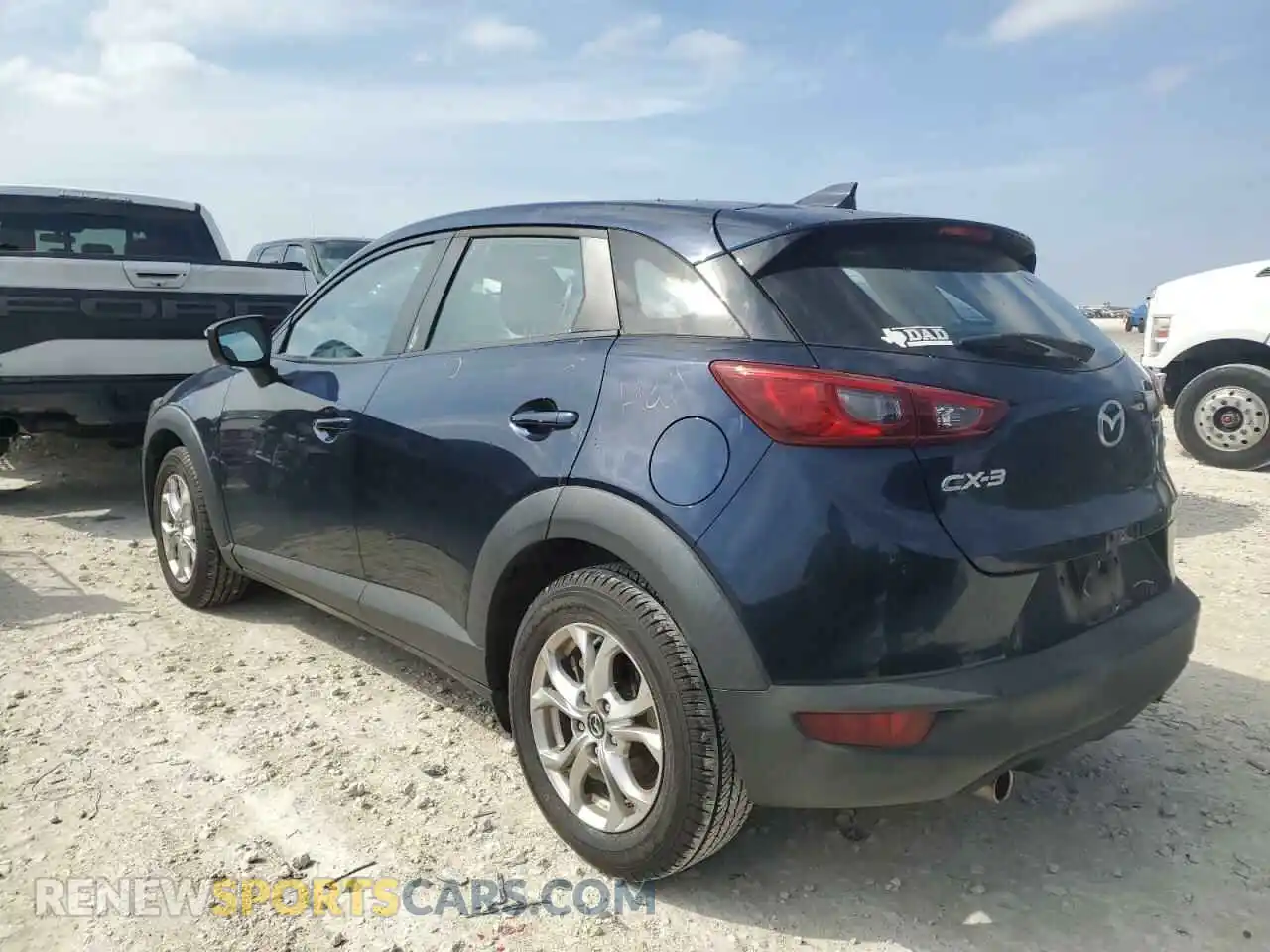 2 Photograph of a damaged car JM1DKDB72K1451456 MAZDA CX-3 2019