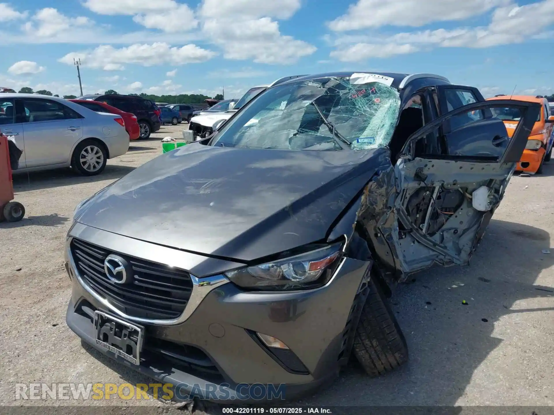 2 Photograph of a damaged car JM1DKDB72K1451649 MAZDA CX-3 2019