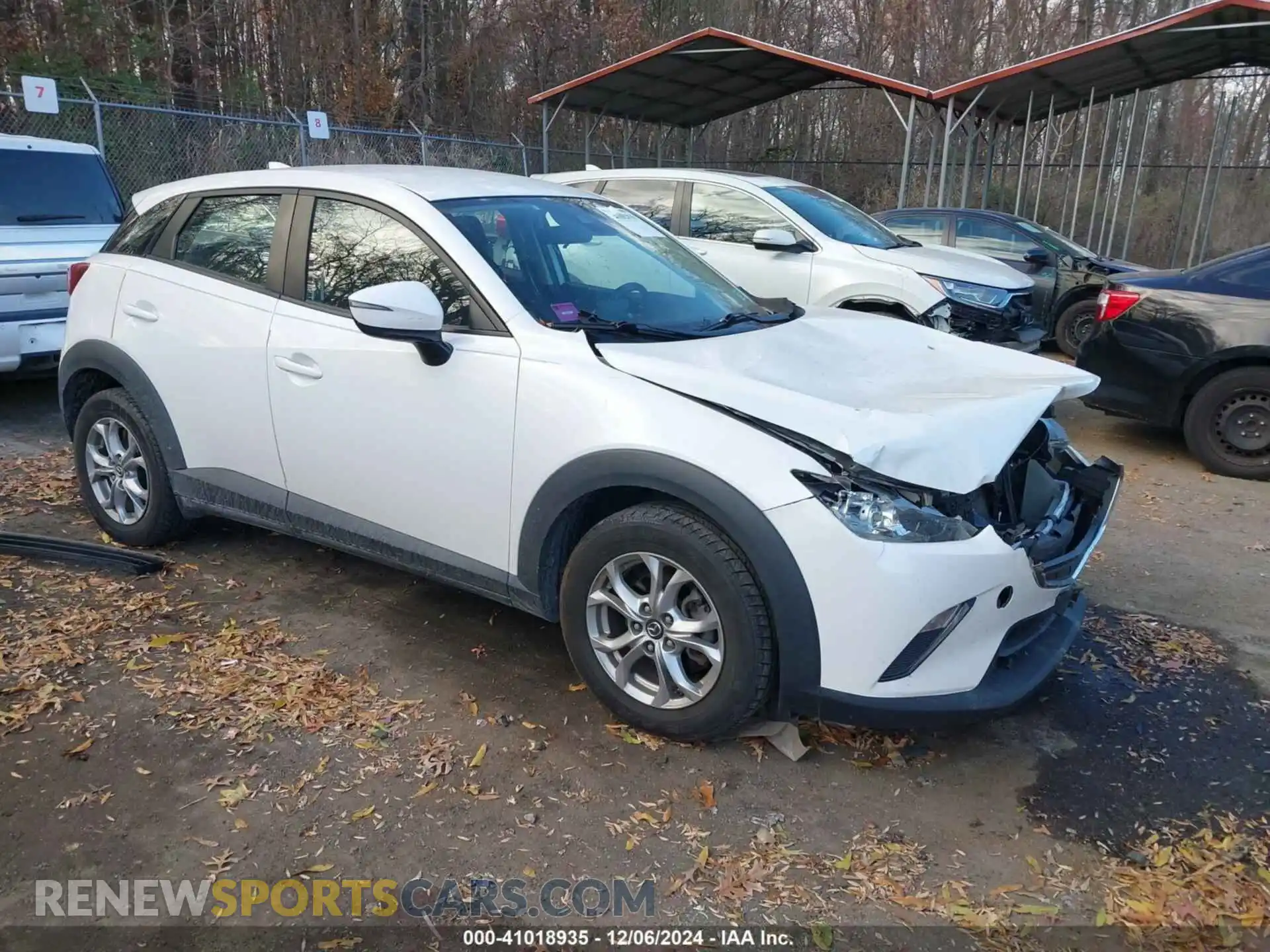 1 Photograph of a damaged car JM1DKDB73K1409779 MAZDA CX-3 2019