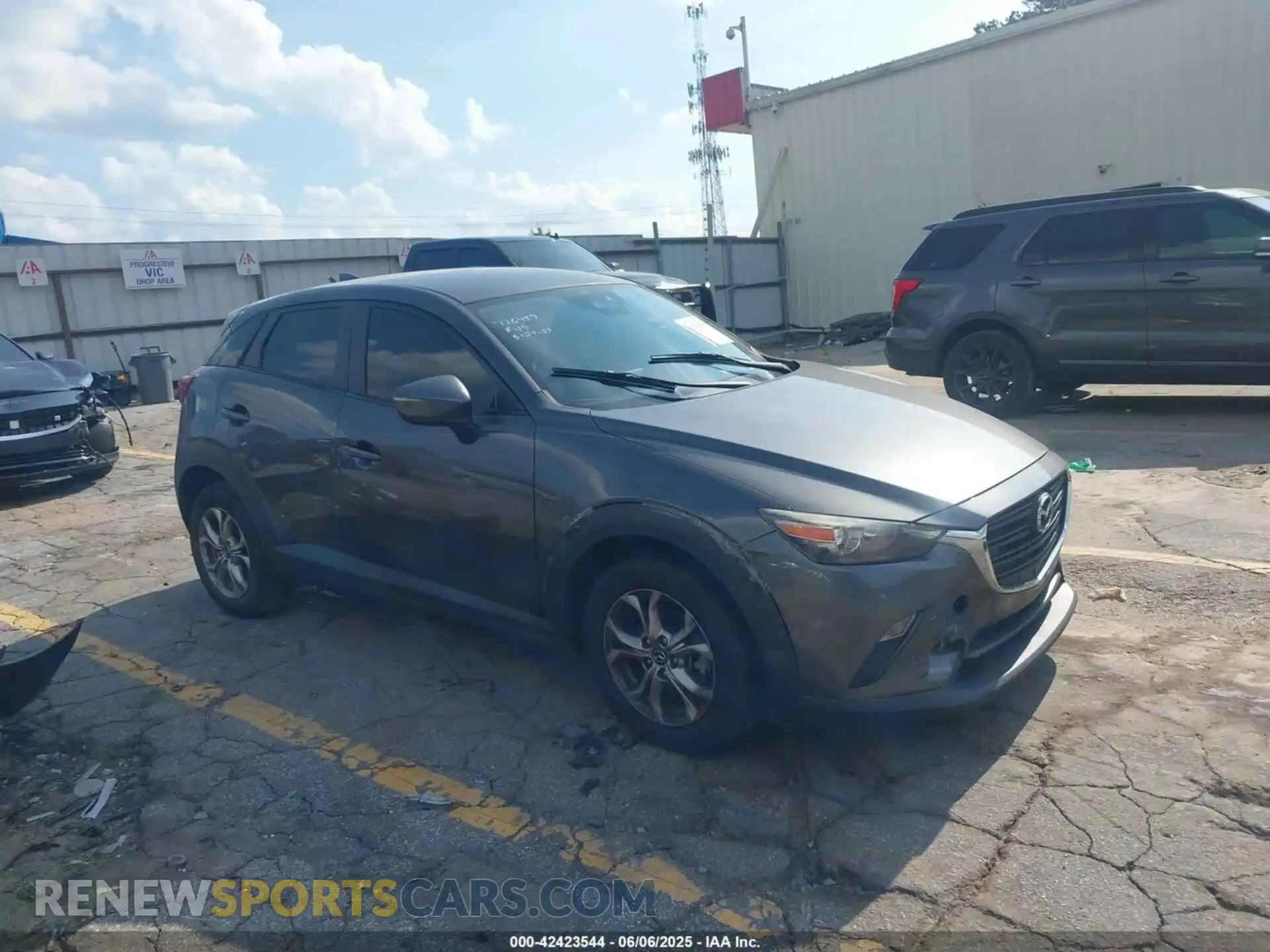 1 Photograph of a damaged car JM1DKDB73K1451255 MAZDA CX-3 2019