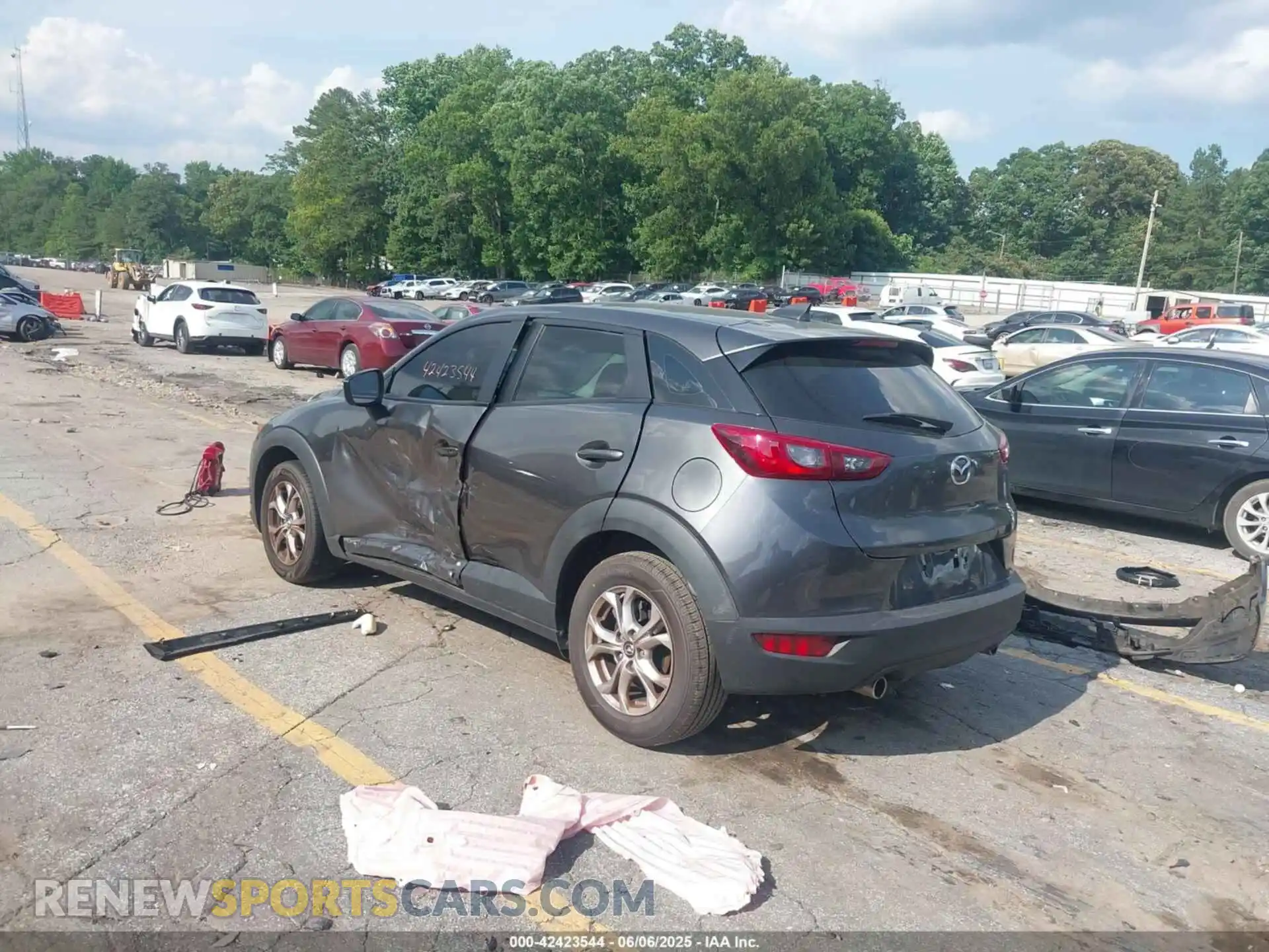 3 Photograph of a damaged car JM1DKDB73K1451255 MAZDA CX-3 2019