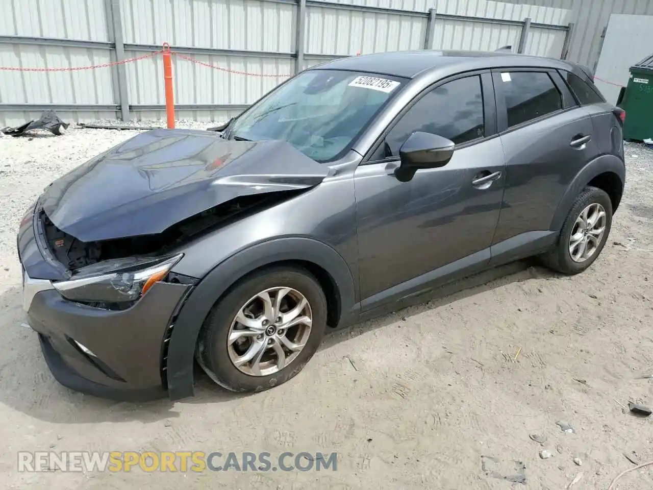 1 Photograph of a damaged car JM1DKDB74K1458991 MAZDA CX-3 2019