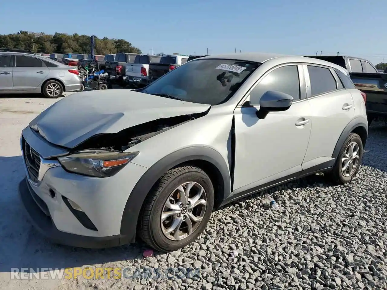 1 Photograph of a damaged car JM1DKDB75K1409489 MAZDA CX-3 2019