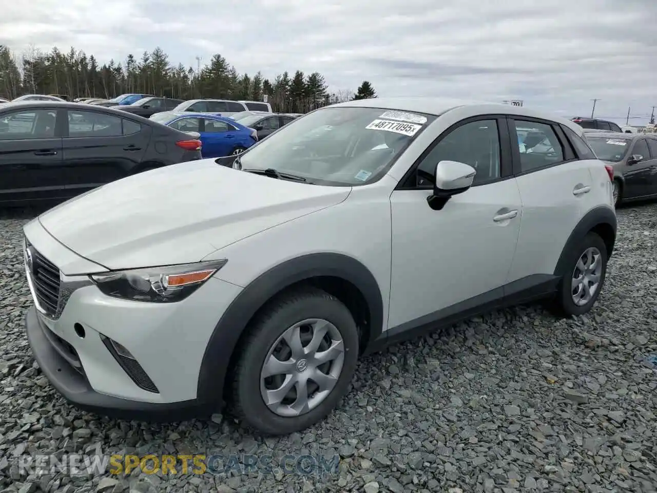 1 Photograph of a damaged car JM1DKDB76K0402279 MAZDA CX-3 2019