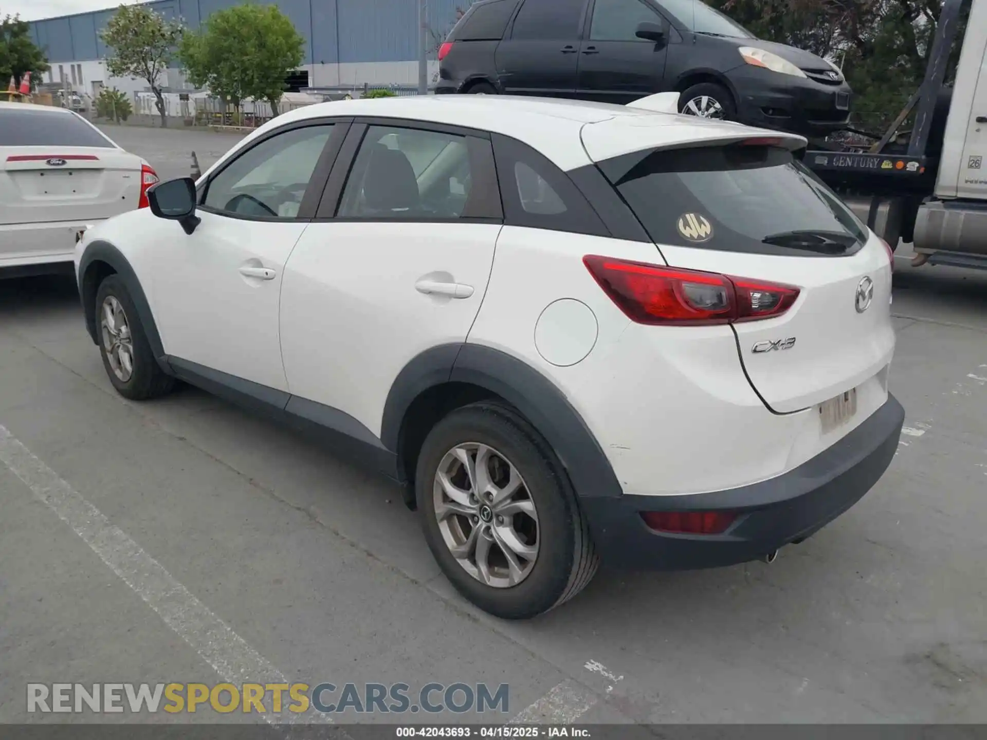 3 Photograph of a damaged car JM1DKDB77K0442869 MAZDA CX-3 2019