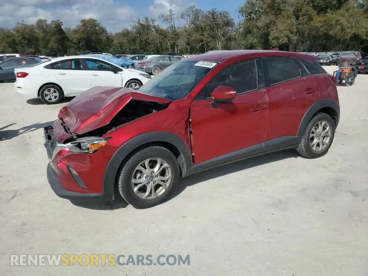 1 Photograph of a damaged car JM1DKDB77K1454546 MAZDA CX-3 2019