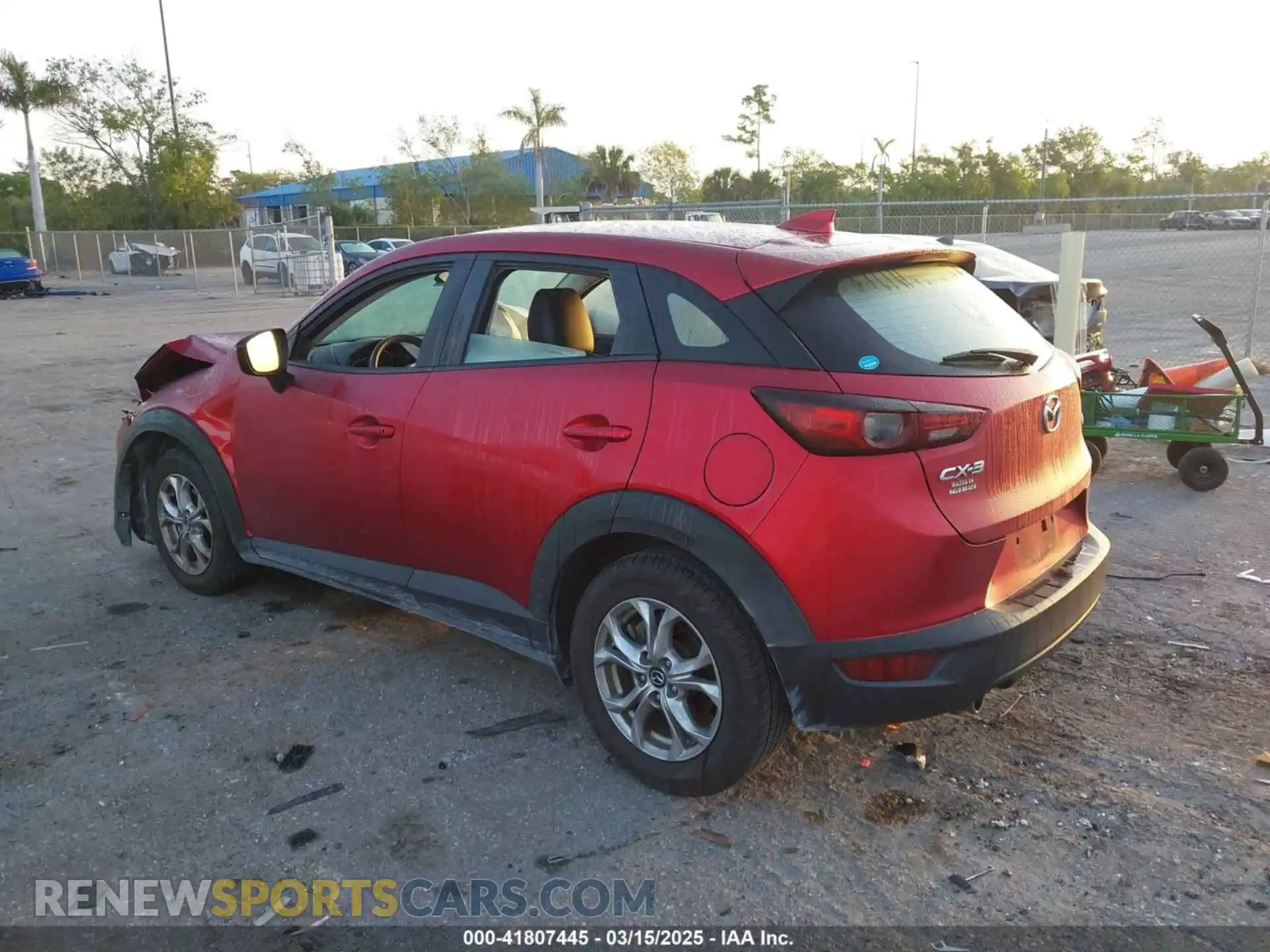 3 Photograph of a damaged car JM1DKDB78K0441908 MAZDA CX-3 2019