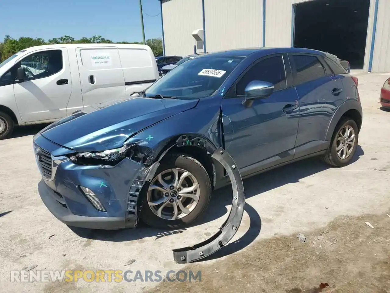 1 Photograph of a damaged car JM1DKDB79K0432117 MAZDA CX-3 2019