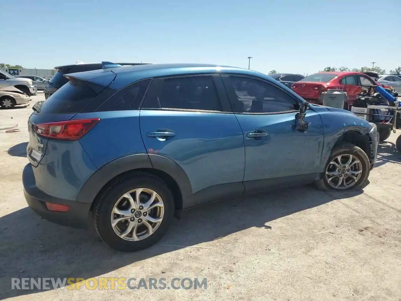 3 Photograph of a damaged car JM1DKDB79K0432117 MAZDA CX-3 2019